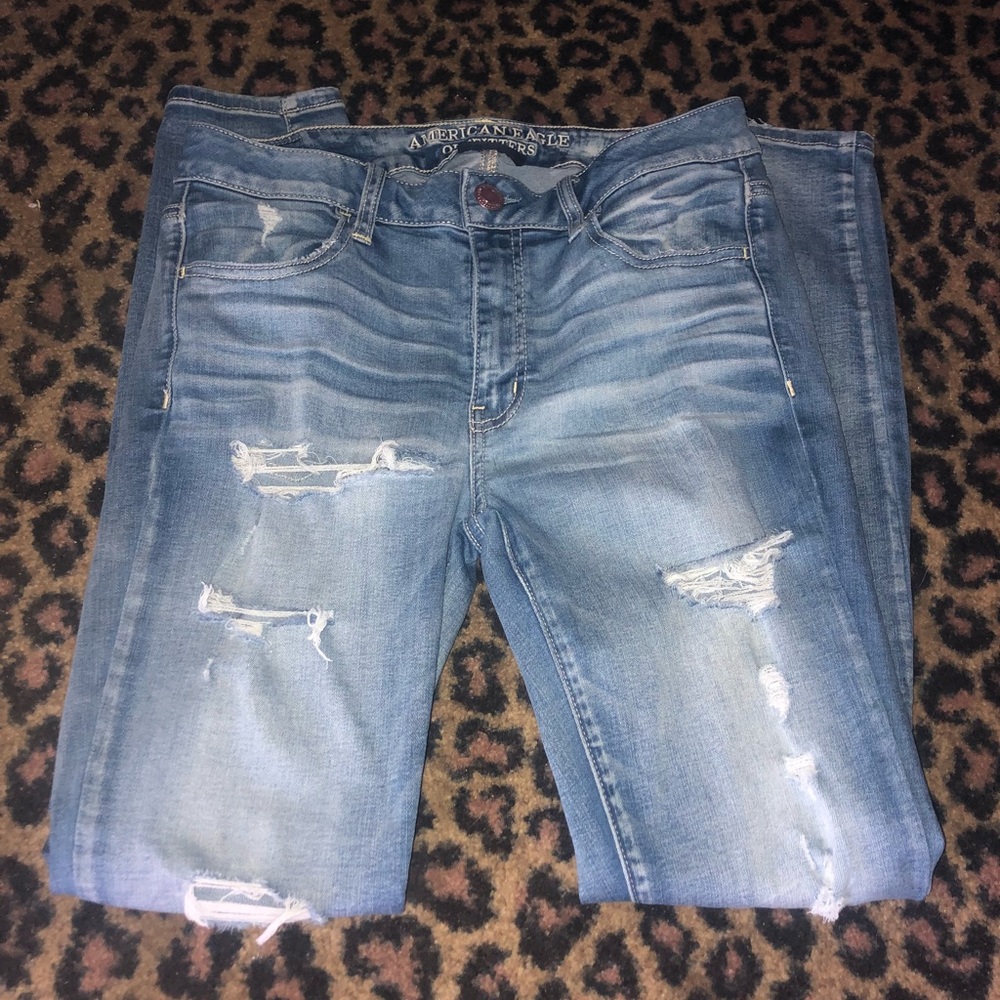 American eagle skinny jeans size 10r